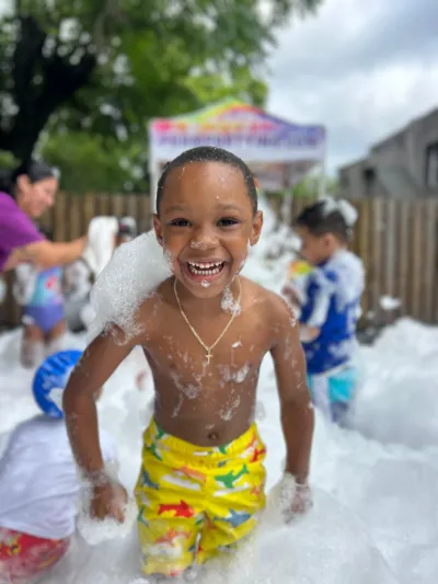 Child at Little Heaven Daycare